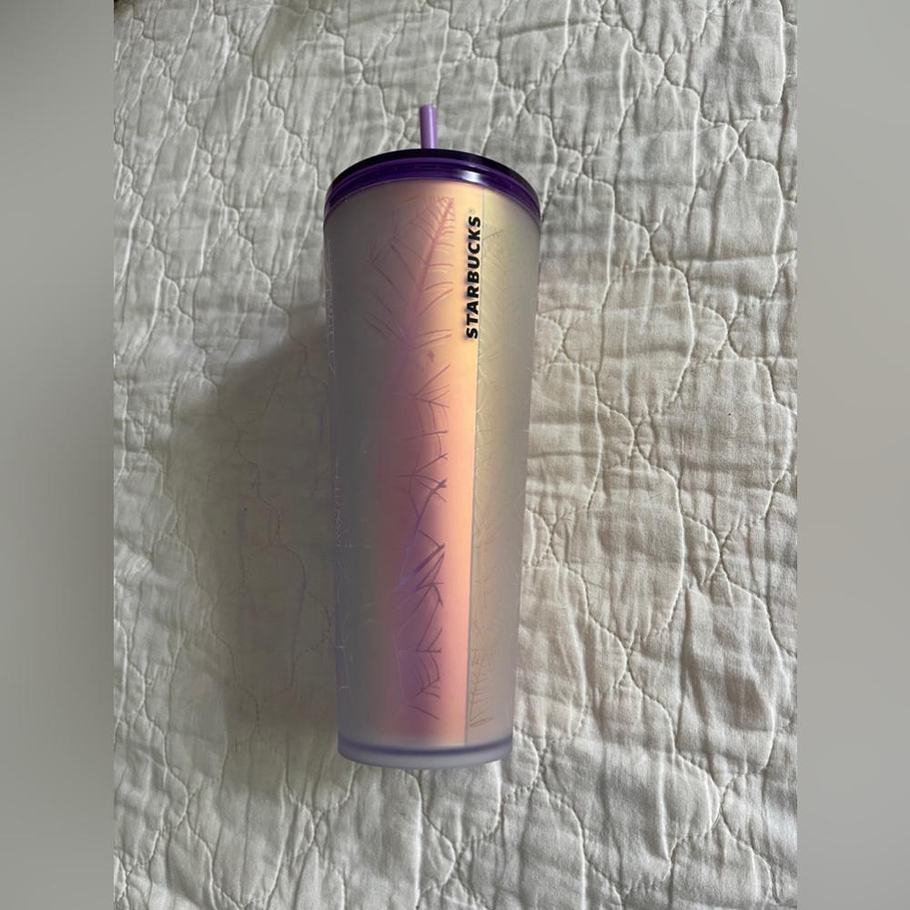 Starbucks Soft Touch Tumbler- Spiderweb Halloween